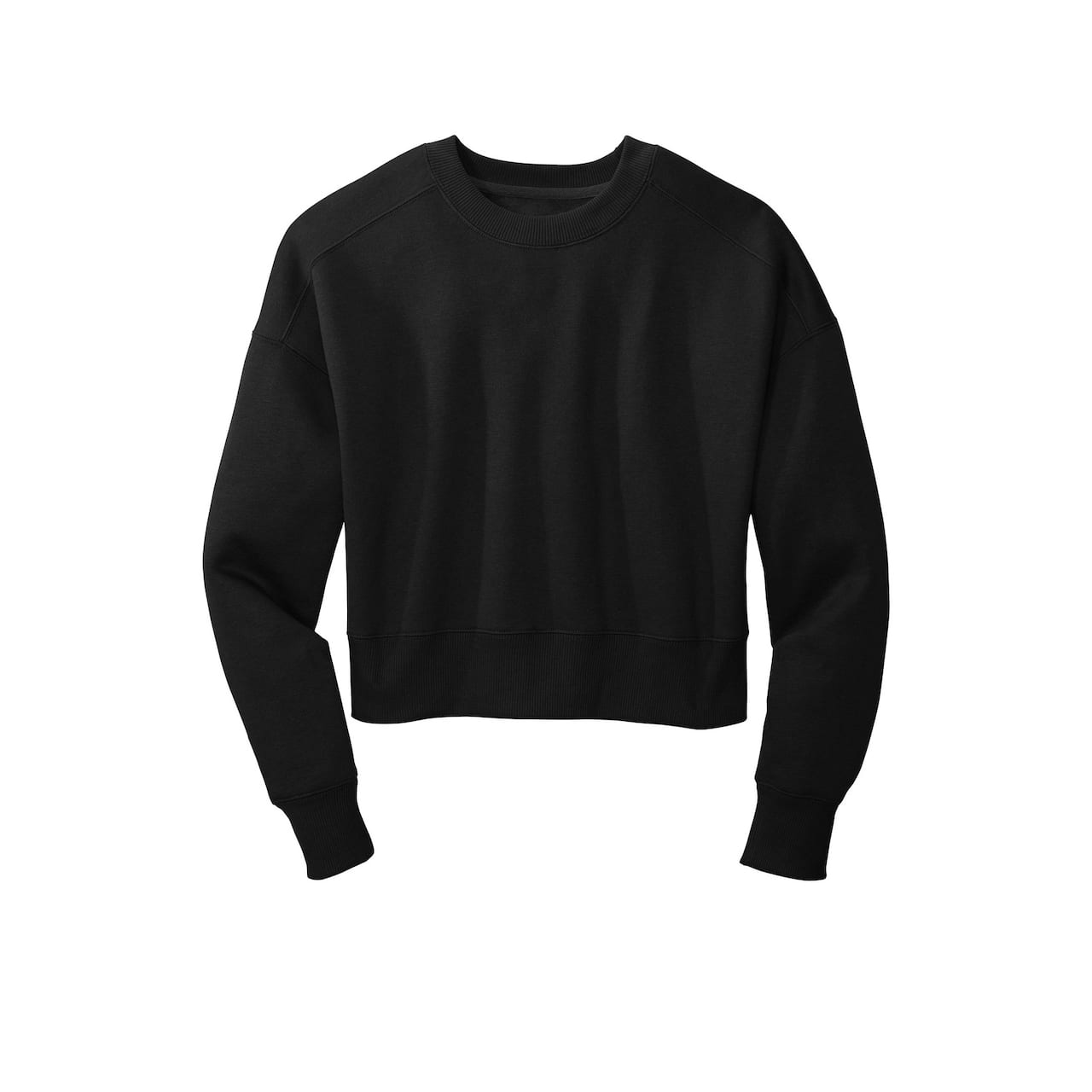 District® Women's Perfect Weight® Fleece Cropped Crew Sweatshirt
